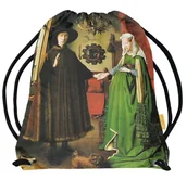 Torby szkolne - Worek Portret małżonków Arnolfinich Jan van Eyck-Standard - miniaturka - grafika 1