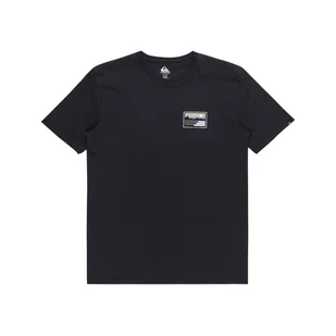 Męska Koszulka z krótkim rękawem QUIKSILVER LAND AND SEA SS EQYZT07669-KTP0 – Granatowy - Koszulki męskie - miniaturka - grafika 1