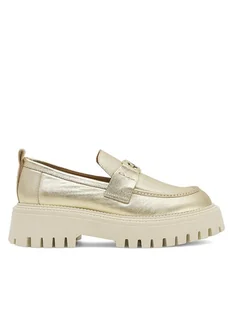 Eva Minge Loafersy SARAH-8049 Złoty - Półbuty damskie - miniaturka - grafika 1