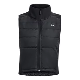 Damska kamizelka do biegania Under Armour UA Storm Session Run Vest - czarna - UNDER ARMOUR - Kamizelki damskie - miniaturka - grafika 1