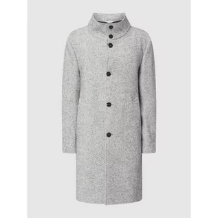 Płaszcze męskie - Krótki płaszcz z mieszanki bawełny i wełny model Cover - Baldessarini - grafika 1