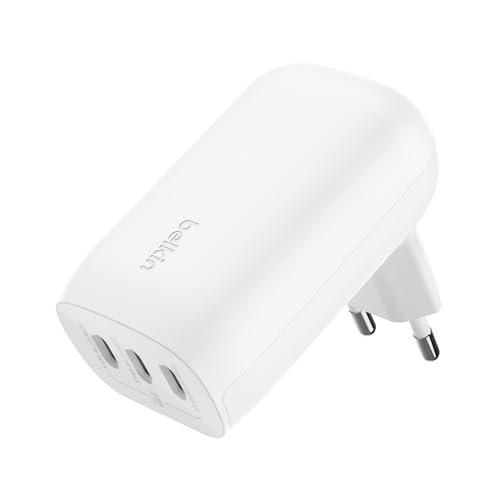 Belkin Ładowarka sieciowa Boost 3-Port USB-C PD 3.1 PPS 67W, biała