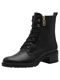 Tamaris Damskie sztyblety 1-25241-43, czarne, rozmiar 39 EU, czarny, 39 EU - Botki damskie - miniaturka - grafika 1