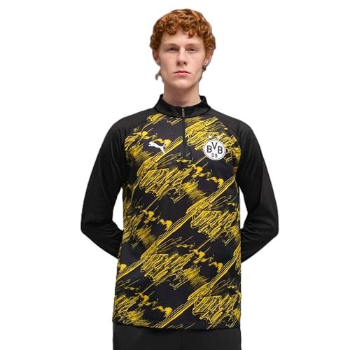 PUMA BVB rozgrzewający top z zamkiem 1/4