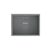 Zlewozmywaki - QUADRON Zlew DAVID 50 silver stone + syfon INOX - miniaturka - grafika 1