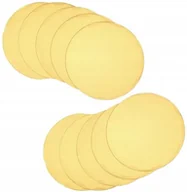 Dodatki do ciast w proszku - Podkład pod tort złoty okrągły bankietówka monoporcje 12cm 10szt - miniaturka - grafika 1