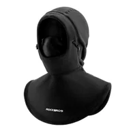 Czapki i chusty sportowe męskie - Kominiarka outdoor wiatroszczelna wodoszczelna polar - czarna ROCKBROS - miniaturka - grafika 1