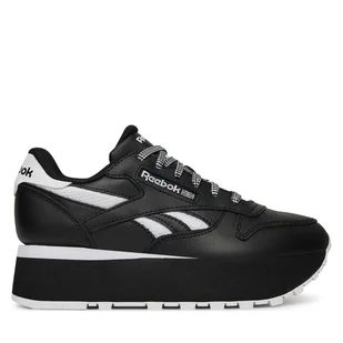 Sneakersy Reebok CLASSIC LEATHER TRIPLE LIFT 100209621 Czarny - Sneakersy damskie - miniaturka - grafika 1