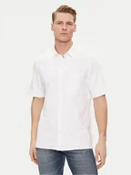 Koszule męskie - Calvin Klein Koszula K10K112708 Biały Regular Fit - miniaturka - grafika 1