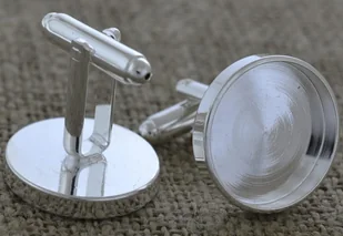 [31705] Bazy spinek do mankietów kaboszon 18mm MOCNE! - Spinki do mankietów i krawatów - miniaturka - grafika 1