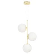 Lampy sufitowe - NOWOCZESNA LAMPA WISZĄCA KLASYCZNE ZŁOTO STELVIO W3 - miniaturka - grafika 1