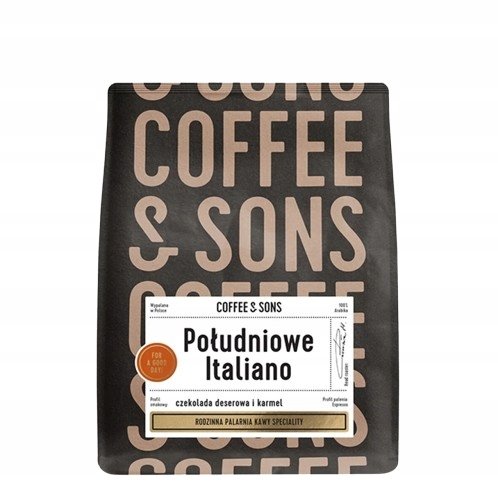 Kawa ziarnista Arabica Coffee&Sons Południowe Italiano 1000g