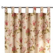 Zasłony - Zasłona na szelkach 1 szt., duże kwiaty na kremowym tle, Londres - miniaturka - grafika 1