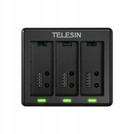 Akcesoria do kamer sportowych - Ładowarka Usb Na Trzy 3x Bateria Akumulator Do Gopro Hero 13 Black Telesin / S0-bcg-13-tgp - miniaturka - grafika 1