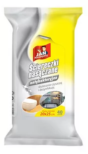 Jan Niezbędny Ściereczki nasączone antybakteryjne - Ściereczki, gąbki, czyściki - miniaturka - grafika 1