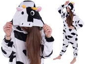 Piżamy chłopięce - Krowa Piżama Kigurumi Onesie Przebranie 152 - miniaturka - grafika 1