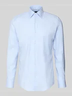 Koszule męskie - Koszula biznesowa o kroju slim fit z mieszanki bawełny model ‘HANK’ - miniaturka - grafika 1