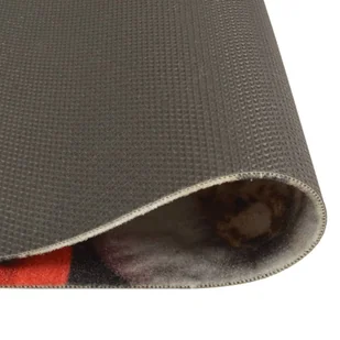 Dywanik kuchenny, wzór w wino i przekąski, 60x300 cm, aksamit Lumarko! - Wycieraczki - miniaturka - grafika 5