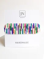 Bransoletki - Bransoletka tkana z koralików Miyuki - miniaturka - grafika 1