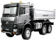 Modele zdalnie sterowane - Amewi Mercedes-Benz Arocs Kipper 6x6 1:14 RTR anthrazit - miniaturka - grafika 1