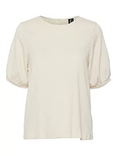Koszulki i topy damskie - VERO MODA VMPEMA 2/4 O-Neck JRS BTQ Top, Whitecap Gray, M, whitecap gray, M - grafika 1