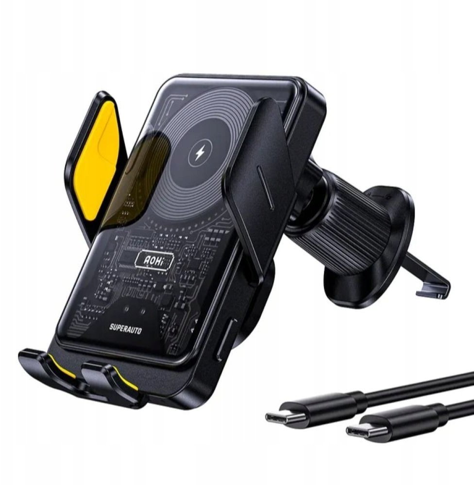 Ładowarka AOHI Samochodowa ładowarka indukcyjna AOHi Superauto Smart Sensor 15W