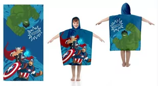 Ręcznik Poncho Avengers 55X110 Marvel Ponczo - Okrycia kąpielowe dla dzieci - miniaturka - grafika 1