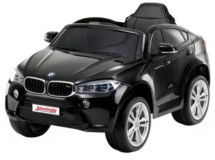 Import LEANToys Auto na Akumulator BMW X6 Czarny Lakierowany - Pojazdy elektryczne dla dzieci - miniaturka - grafika 1