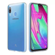 Etui i futerały do telefonów - Crong Crystal Slim Cover - Etui Samsung Galaxy A40 (przezroczysty) - miniaturka - grafika 1