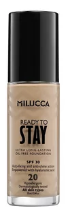 Milucca Milucca Ready to Stay Foundation 20 - podkład do twarzy 30ml - Podkłady do twarzy - miniaturka - grafika 1