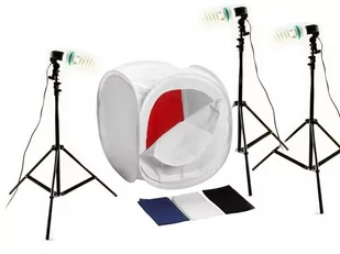 Zestaw Do Fotografii Bezcieniowej 1800W / Namiot 60Cm - Tła fotograficzne - miniaturka - grafika 1