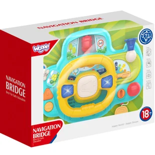 WOOPIE BABY Kierownica Samochodowa Interaktywna z Swiatłami Dźwiękiem - Zabawki interaktywne dla dzieci - miniaturka - grafika 6