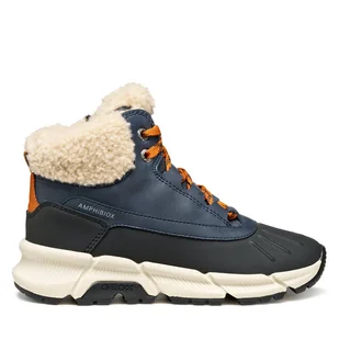 Trzewiki Geox J Flexyper Plus J56LCB 0ME50 C4218 S Granatowy - Buty dla chłopców - miniaturka - grafika 1