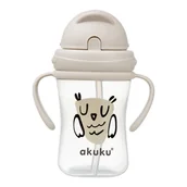 Bidony dla dzieci - Bidon z chowaną słomką sowa - miniaturka - grafika 1