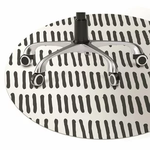 Podkładka pod fotel Abstrakcyjne kreski fi100 cm - Podnóżki, podpórki, podkładki - miniaturka - grafika 1