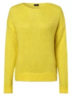 Swetry damskie - Joop - Sweter damski z dodatkiem alpaki, żółty - miniaturka - grafika 1