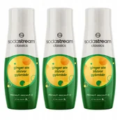 Syropy i koncentraty owocowe - Syrop SodaStream Koncentrat do Saturatora Sok Imbir Ale 3 szt x 440 ml - miniaturka - grafika 1