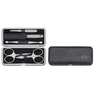 Akcesoria do paznokci - Zwilling 97061-004-0 Twinox 5-elementowy zestaw do manicure, w etui wykonanego z czarnej skóry jaka, z zamknięciem na zamek błyskawiczny 97061-004-0 - miniaturka - grafika 1