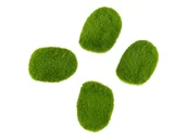 Wielkanoc - Dekoracyjne kamienie z imitacji mchu - 5 x 4 cm - 4 szt. - miniaturka - grafika 1