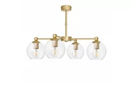 Lampy sufitowe - Żyrandol modern z czterema kulami KLT-S4 - miniaturka - grafika 1