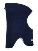 Czapeczki dla niemowląt - loud + proud Wełniana kominiarka w kolorze beżowo-granatowym - miniaturka - grafika 1