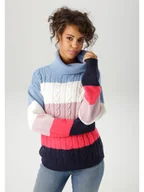 Swetry damskie - Aniston Golf ze wzorem - miniaturka - grafika 1