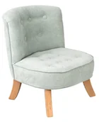 Stoliki dla dzieci - Fotelik dla dzieci somebunny miętowy welurowy - miniaturka - grafika 1