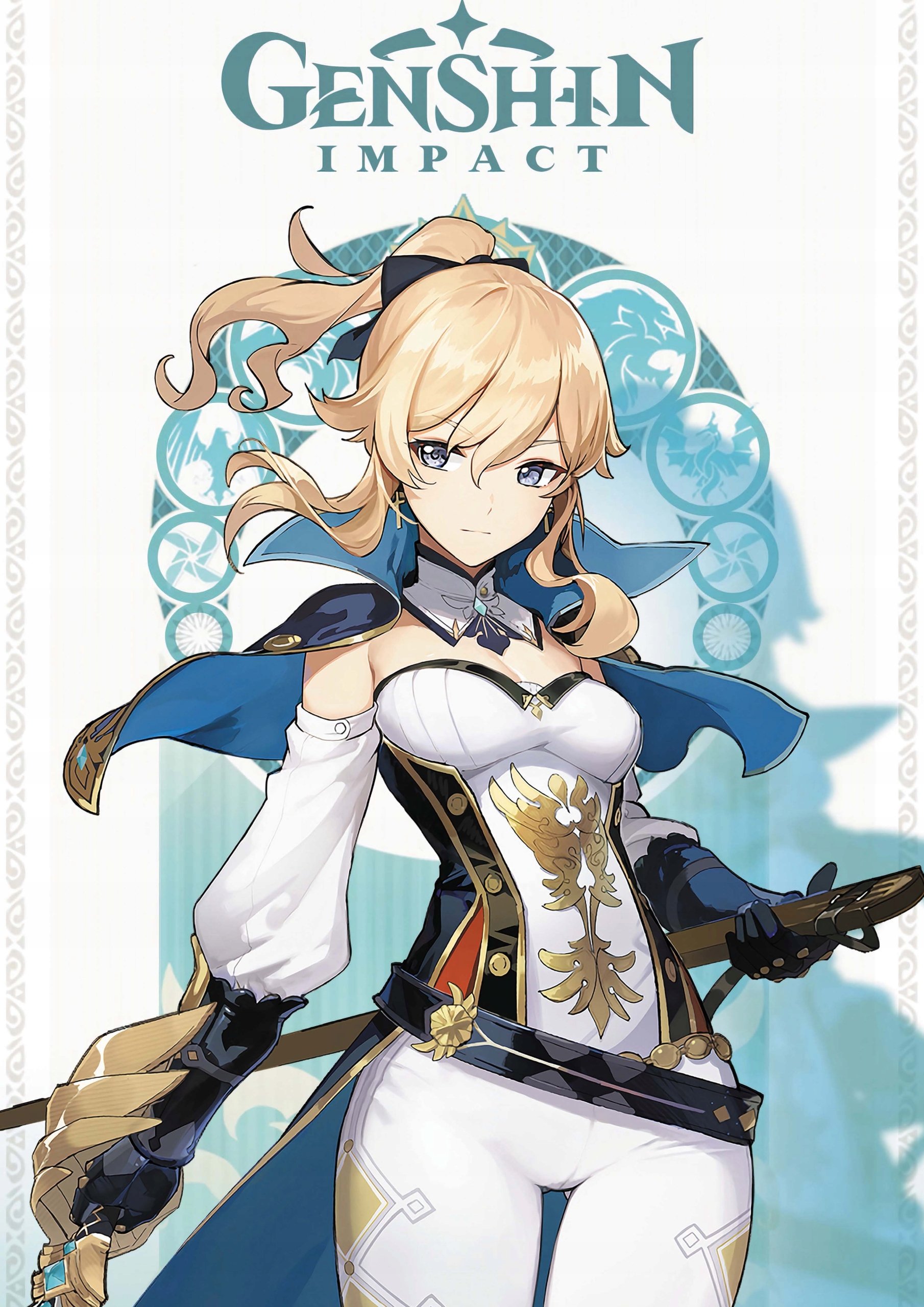 Plakat A3 Genshin Impact Anime Gra Jean Gunnhildr