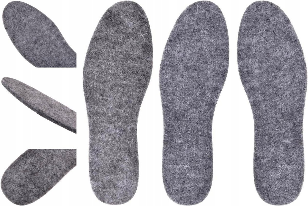 G11-54 CIEPŁE Grube 7mm DZIECIĘCE Wkładki do butów FILCOWE Wyściółki 28-29 / 19 cm