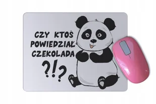 Podkładka pod mysz myszkę miś PANDA śmieszna - Podkładki pod mysz - miniaturka - grafika 1