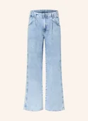Spodnie damskie - Pepe Jeans Jeansy Straight Lexa blau - miniaturka - grafika 1