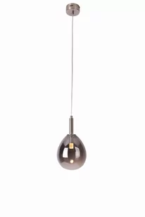 LUNO Lampa Wisząca Lukka LUNO styl nowoczesny szkło srebrny 50133211 - Lampy sufitowe - miniaturka - grafika 2