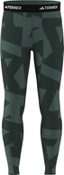 Odzież trekkingowa męska - adidas Bielizna termoaktywna dolna Multi Synthetic Base Layer JP2757 Zielony Slim Fit - miniaturka - grafika 1