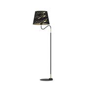 Lampy stojące - Milagro Lampa stojąca HERMES Black/Gold 1xE27 MLP7284 - miniaturka - grafika 1